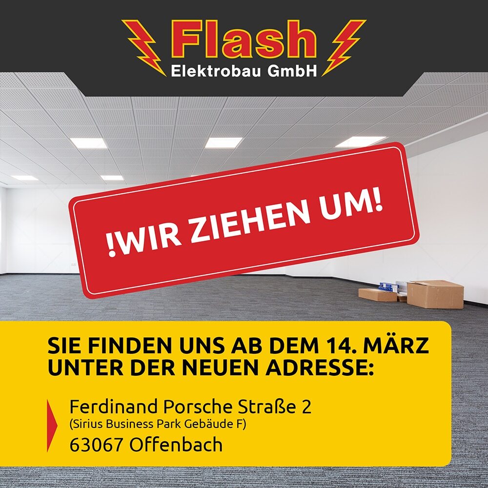 Flash Elektrobau - Neue Adresse